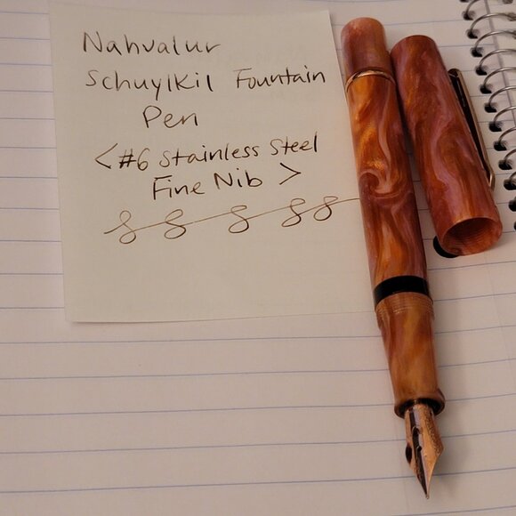 Nahvalur Fountain Pen - Schuylkill - Breast Cancer Awareness edition - fine nib - Picture 6 of 10